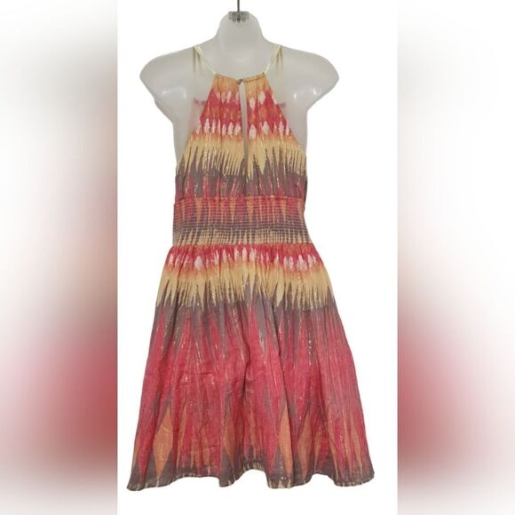 Free People | 'Indian Summer' Multi-Color Patterned Dress size M - Picture 5 of 6